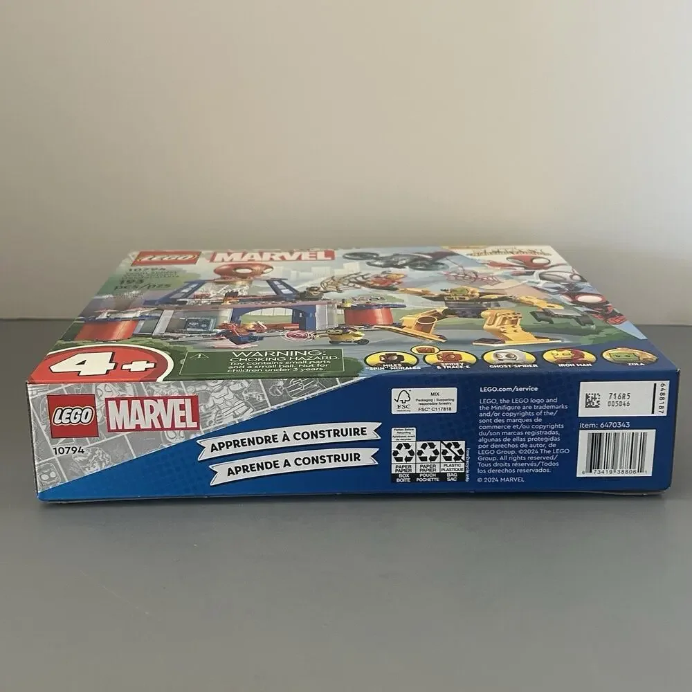 LEGO 10794 Marvel Team Spidey Web Spinner Headquarters Spider-Man 193 pcs NEW